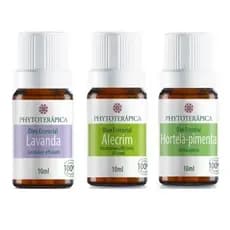 Kit Lavanda + Hortela-pimenta + Alecrim oleo Essencial 10ml phytoterapica