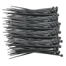 100 unidades Abraçadeiras Nylon 2,5x100mm Enforca Gato