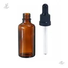 100 Frascos Conta Gotas 30ml Vidro Âmbar E Tampa Com Lacre