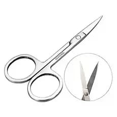Tesoura Pequena Para Unhas Ponta Curva Inox Corte Preciso