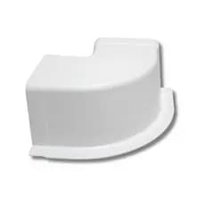 Canaleta de 60MM para Tubulação – Curva Ângulo Externo/Branca