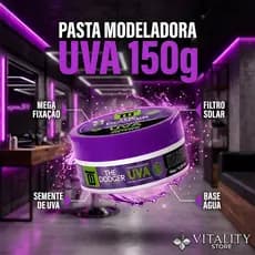Pasta Modeladora Uva The Dodger 150g - Mega Fixação + Filtro Solar