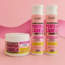 Kit Capilar Feminino Bel Kit Penteia Cabelo Original Shampoo 300ml + Cond. 300ml + Creme 300g