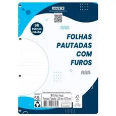 Bloco Fichário Universitário Pautado São Domingos 96 folhas