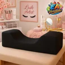 Lash pillow - almofada para apoio da cabeça pescoço - travesseiro extensâo de cílios PRETA