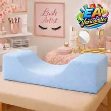 lash pillow - almofada para apoio da cabeça pescoço - travesseiro extensâo de cílios AZUL BEBÉ
