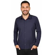 Camisa Social Manga Longa Masculina Luxo Otima Qualidade