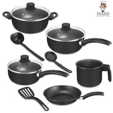 Kit de Panelas 8 Peças Antiaderente - Qualidade, Durabilidade e Elegância na sua Cozinha