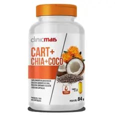 NutriFaz - Óleo de Semente de Chia, Óleo de Cártamo e Óleo de Coco - 60 Cápsulas - 1000mg - Clinicmais