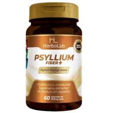 Psyllium Fibra Natural -  60 Cápsulas 700mg - Herbolab