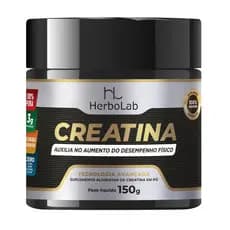 Creatina  Micronizada 100% Pura 150g e de 300g - HERBOLAB