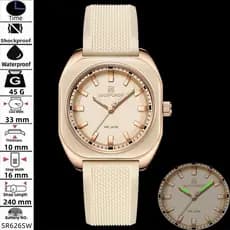 Naviforce Luminoso Display Analógico Quartzo À Prova Dwaterproof Água Relógios Femininos Estilo Simples Pulseira De Sili
