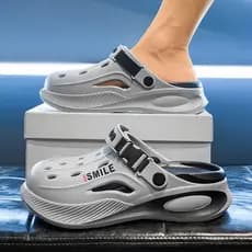Baotou Sandálias Masculinas De Verão Para Praia Ao Ar Livre , Esportes Masculinos Dirigir , Sapatos Dois Em Um Com Furos