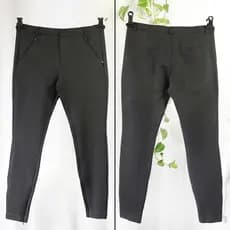Calça fusô legging cinza chumbo GG estilo alfaiataria [MEDIDAS NA DESCRIÇÃO] [BRECHÓ]