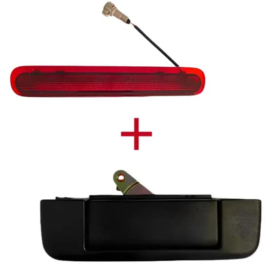 Maçaneta externa Tampa Caçamba + Break Light Luz De Freio Toyota Hilux 2005 2006 2008 2010 a 2015