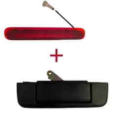 Maçaneta externa Tampa Caçamba + Break Light Luz De Freio Toyota Hilux 2005 2006 2008 2010 a 2015