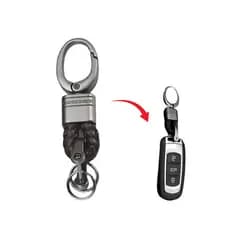 Chaveiro De Couro Com Duas Argolas