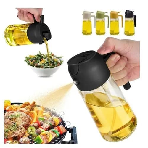 Borrifador Dosador Vidro 470Ml Galheteiro Azeite Vinagre Pratico Versatil Cozinha