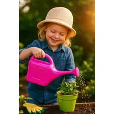 Regador plástico chuveirinho 1litros ROSA