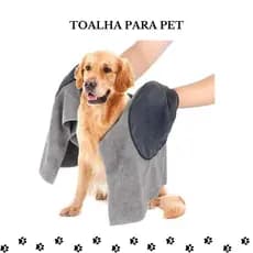 Toalha de Banho Toalha de Secagem Suave para Pets Animal de Estimação Cachorro Gato em Microfibra Super Absorvente