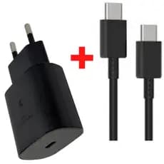 Carregador Tipo C 30W E Cabo Tipo C Tipo C Turbo A50 A51 A53 A70 A71 A73 S10 S20 fe S21 Plus S22 S23