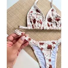 biquíni estampado feminino promoção de fabricação