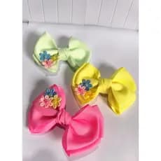 laço de cabelo kit com 3 laços no bico de pato acessórios de cabelo laço 3 laços butique laços infantil laço infantil