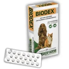 Anti-inflamatório Veterinário Biodex Biofarm – Ação Rápida Contra Dores e Alergias em Pets
