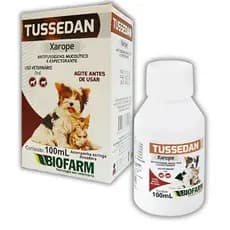 Biofarm Tussedan – Xarope Expectorante de Uso Veterinário 100mL Alívio e Bem-estar Para Pets