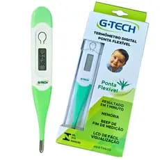Termômetro Digital Clínico TH400 com Ponta Flexível Resistente à Água - G-Tech