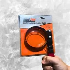 Extrator Profissional de Filtro de Óleo Tipo Cinta Ajustável 70 x 80mm para Carros Caminhão Bestfer