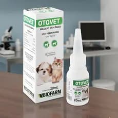 Otovet Biofarm 20mL Solução Otológica Para Cães e Gatos – Alívio e Limpeza Imediata