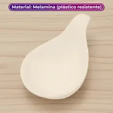 Molheira de Melamina Branca Premium Durável 12cm 100mL para Cozinha  - Bestfer