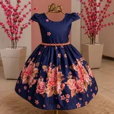 Roupa Infantil Menina Casual Princesa Lilo e Stitch Angel Meninas Festa dia das Criança presente Rodado