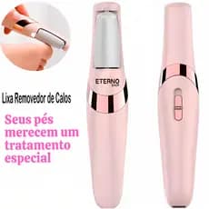 Lixador De Pé Elétrico - Esfoliador Tira Calos Pedicure Portátil Marisa Lixa Elimina Calo Usb Pilha