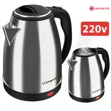 Chaleira Elétrica Unitermi Atacama 220v/110v Inox 1,8L Térmica Desligamento Automático Ferve Rápido