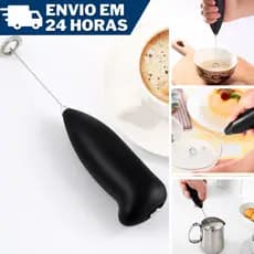 Mixer Elétrico Portátil Espumador  – Batedor de Leite Café Cappuccino Mexedor de Bebidas