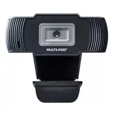 Webcam Com Microfone Multilaser Hd Usb 720p 30fps Ac339 Cor Preto