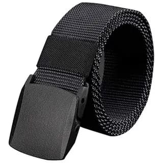 Moda Cinto Largo Masculino Nylon Fivela de Plástico Entrega rápida