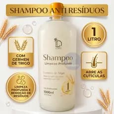 Shampoo Limpeza Profunda Germe De Trigo 1 Litro D Lord