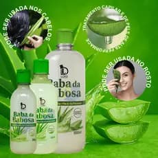 Baba Da Babosa Extrato Natural P/ Cabelos e Pele Aloe E Vera