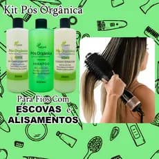 Kit Shampoo Condicionador & Máscara Cuidado Com Os Cabelos