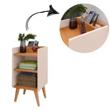 Mesa de Cabeceira Nicho e porta celular organizador Max