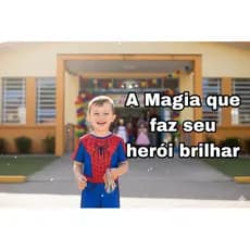 Fantasia Homem Aranha Infantil Acompanha Mascara Personagem de Aniversario Filme Escola  Menino Criança
