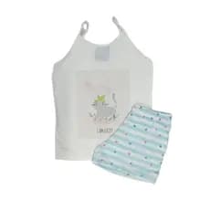 Pijama Baby Doll Malha Conforto Menina Infantil  Alcinha Linha Noite Moda Infantil