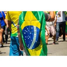 Bandeira do Brasil grande Copa do Mundo 1,40 X 1,00