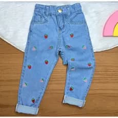Calça Jeans Infantil Menina Blogueirinha