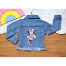 Jaqueta Jeans Infantil Minnie Menina