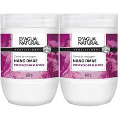 2UN Creme Massagem Corporal Nano Dmae 650G D'agua Natural