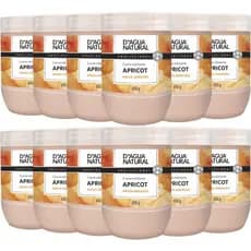 12UN Esfoliante Media Abrasão Apricot 650g D'agua Natural